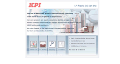 Desktop Screenshot of kpi-plastic.com